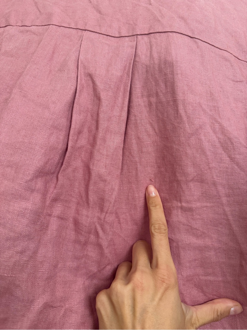 Reformation Pink Andy Oversized Linen Blend (Two Piece Set) - Picture 5 of 10